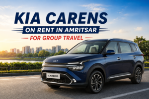 Kia Carens on Rent in Amritsar for Group Travel