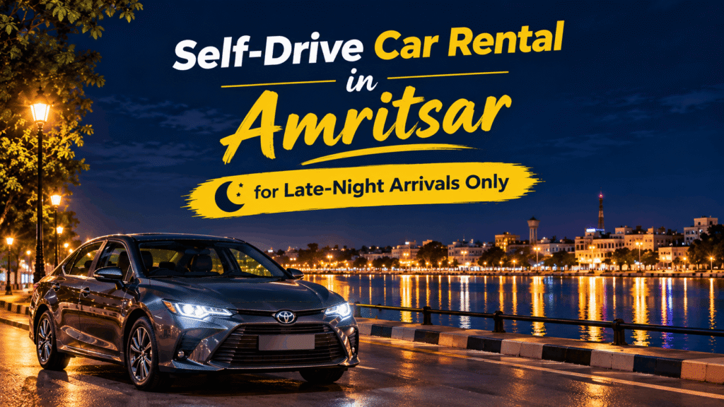 Self-Drive Car Rental in Amritsar for Late-Night Arrivals